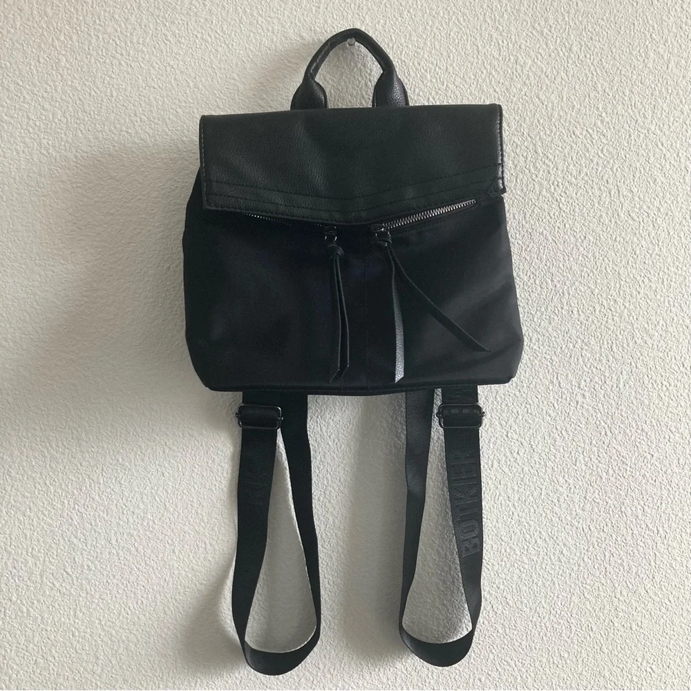 Botkier Mini Trigger Backpack Black Nylon Minimal Streetwear Utility Fall School